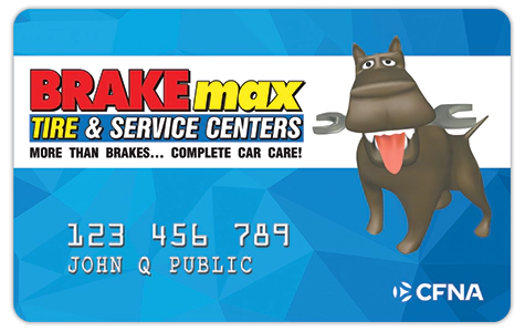 BRAKEmax Tire & Service Centers Credit Card