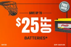 ANY BATTERY PURCHASE